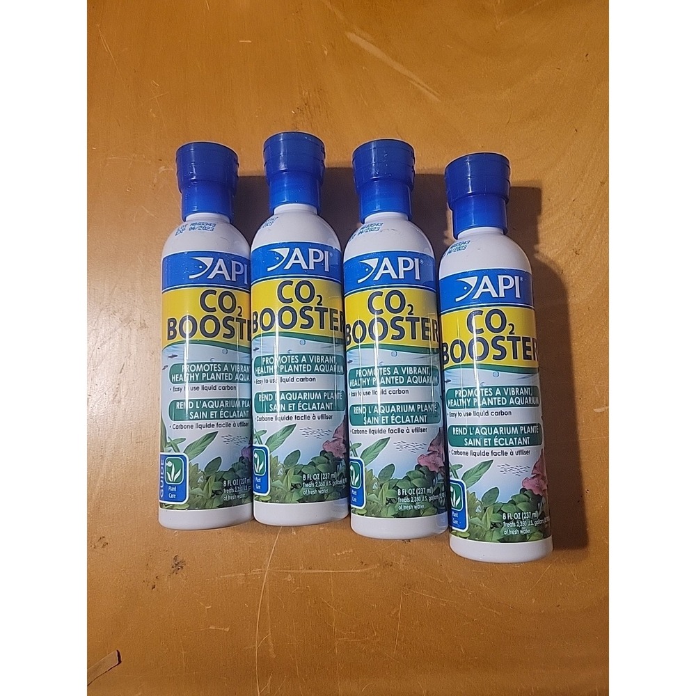 4 Pack CO2 plant‎ Booster 8oz., liquid carbon for planted aquarium, API
